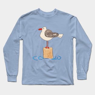 Seagull at the Pier Long Sleeve T-Shirt